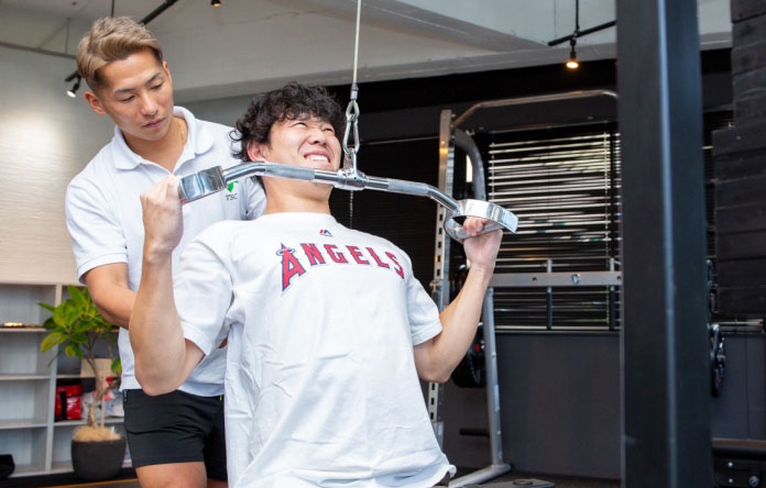 トレーニング指導の様子