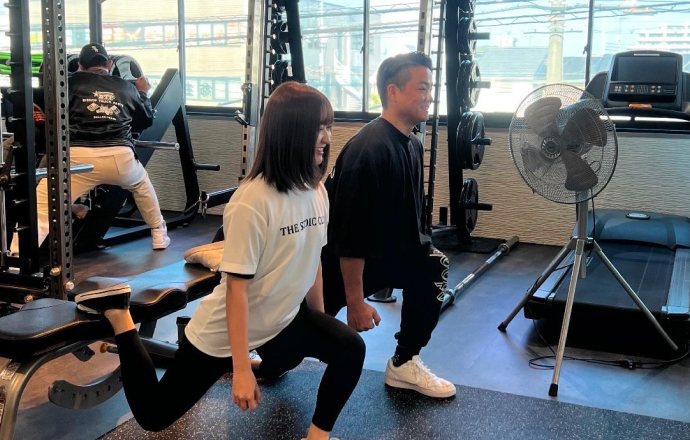 パーソナルトレーニング体験の様子